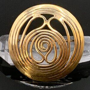 E.H. Norway Bronze K6 Brooch Eivind Hillestad Vintage MCM Scandinavian J…